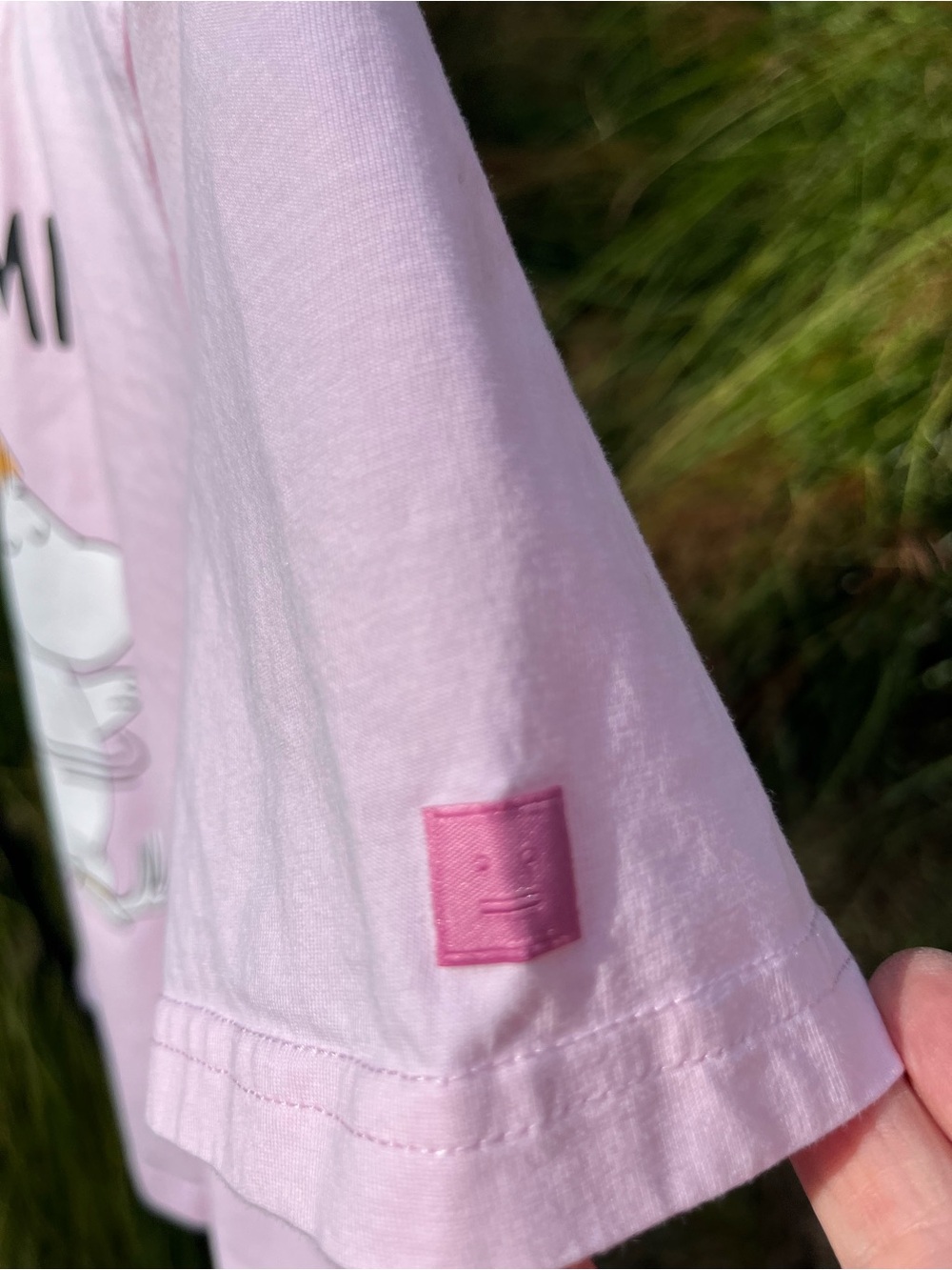 Acne  Pink Moomin Graphic Tee - Picture 2 of 7